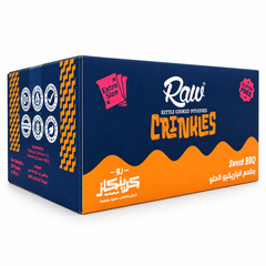 Chips ondulées RAW sans gluten au goût barbecue sucré - 90 g