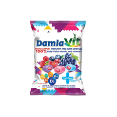 Damla Vit – Bonbons tendres fourrés aux fruits – 90 g