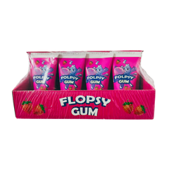 Chewingum Flopsy Gum goût Fraise 40g