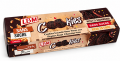Cookies Cacaotés sans sucre aux pépites goût chocolat noir 90g LBM