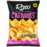 Chips ondulées RAW sans gluten au beurre salé et au poivre - 90 g