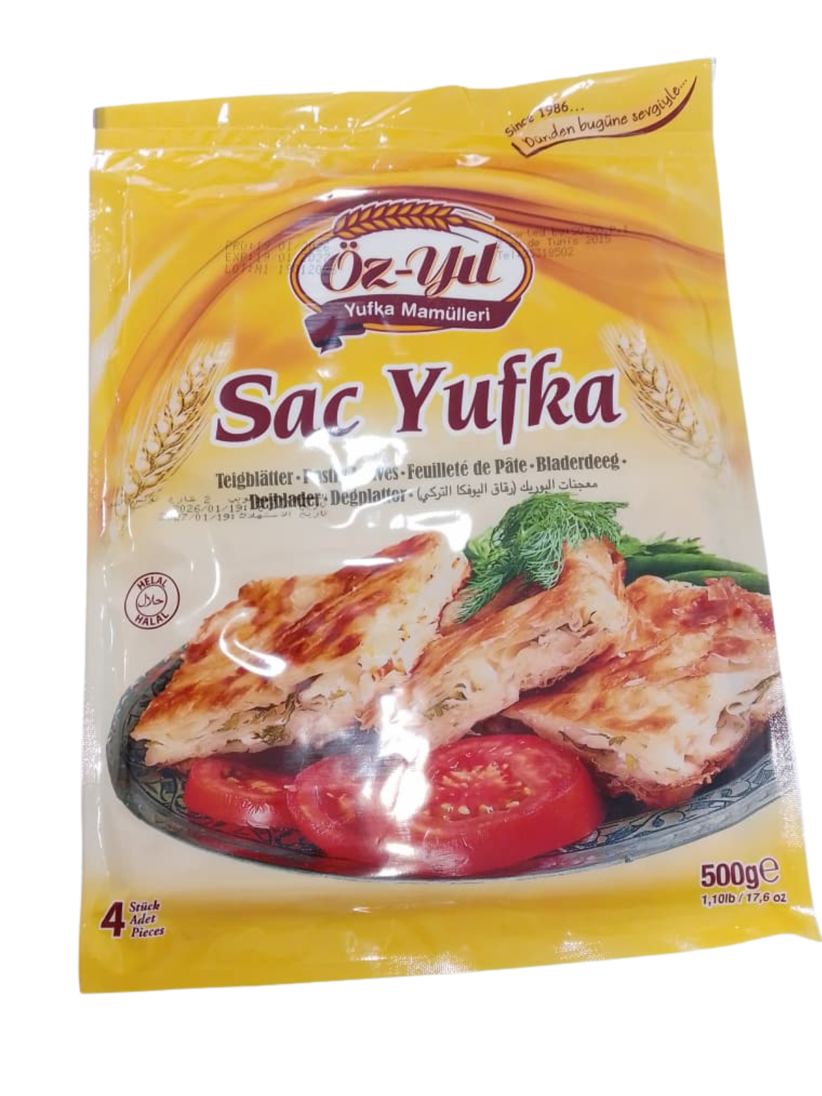 sac Yufka – Feuilles de Pâte Traditionnelles – 500 g