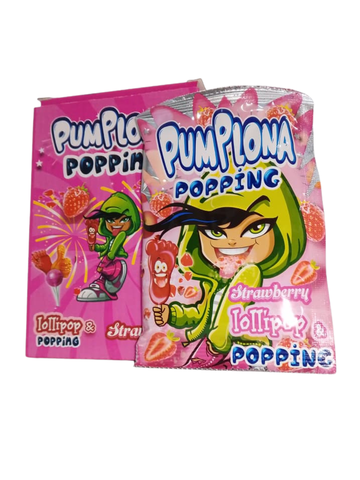 Pumplona lolliop Strawberry (12g)