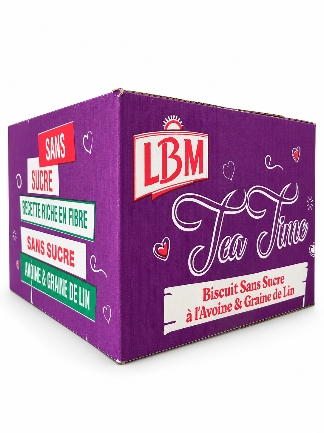 Biscuit TEA TIME Sans Sucre à l'avoine et graine de lin 90g LBM
