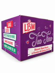 Biscuit TEA TIME Sans Sucre à l'avoine et graine de lin 90g LBM