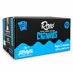 Chips ondulées RAW sans gluten au yaourt et au concombre - 90 g