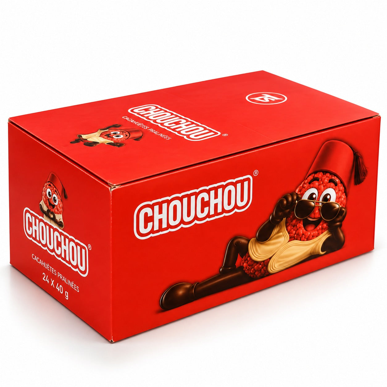 Snack cacahuètes pralinées CHOUCHOU 40g
