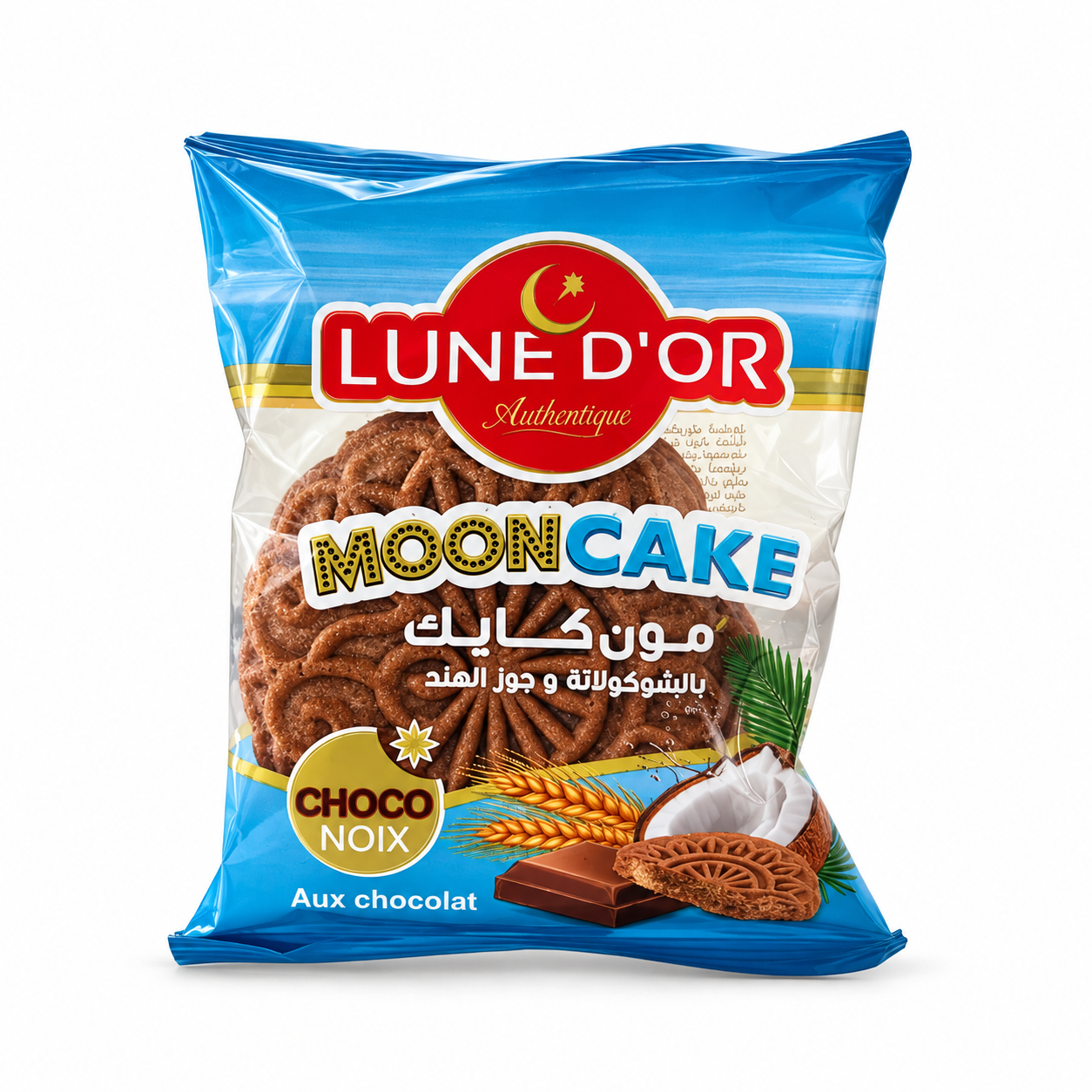 MOONCAKE au chocolat et noix de coco - 50g