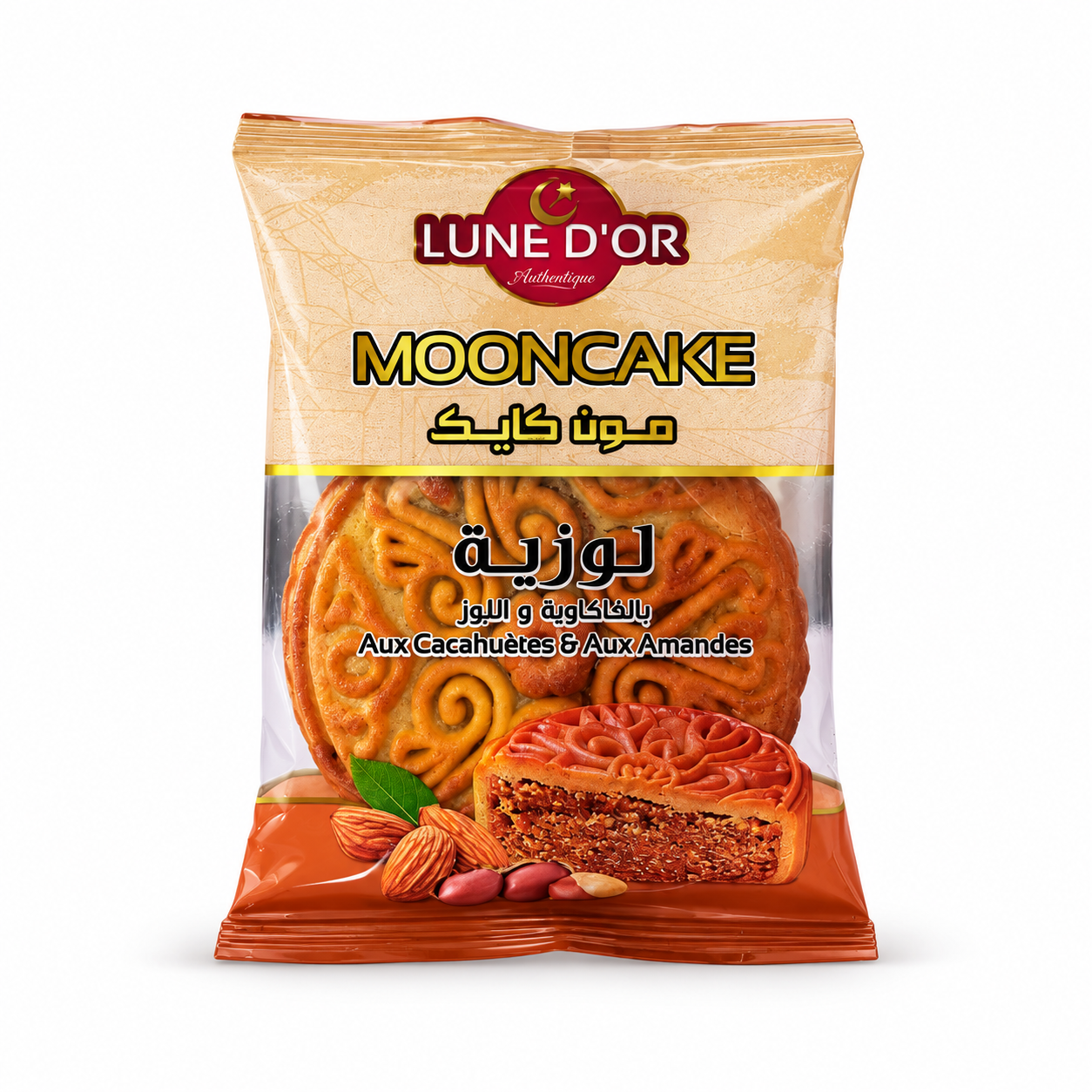 MOONCAKE aux cacahuètes et amandes - 50g