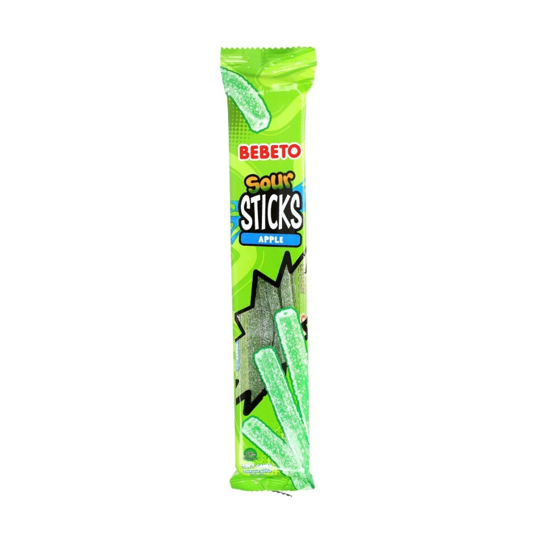 BEBETO Sour sticks Pomme (35 Gr)