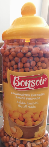 BONSOIR cacahuètes enrobèes sauce fromage (1.5kg)