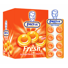Pectol Fresh Lozenges With Orange Flavour + Vitamin C