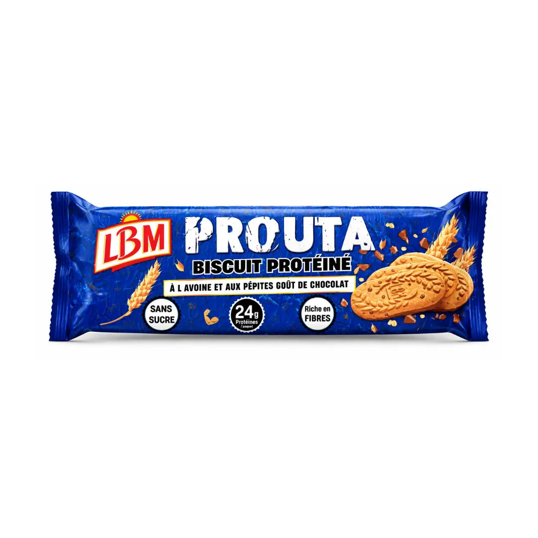 Biscuit protéiné LBM à l'avoine et aux pépites goût de chocolat 115g