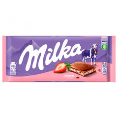 Chocolat Milka fraise 90g